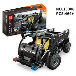 Para Mould King 13008, modelo de coche de juguete de policía electrónica, bloques de construcción para niños, juguetes RC de policía de ciudad - Product Image 2