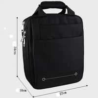 Sac messager professionnel pour homme BEARKY, sac à bandoulière vertical multi-poches, sangle rembourrée, résistant à l'eau, sac d'affaires