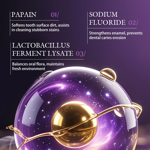 KORMESIC Marque Privée Vente en Gros OEM Bandes Blanchissantes pour les Dents 7D Patch Dentaire Violet Soins Dentaires Soins Bucco-Dentaires Quotidiens Doux pour Hôtels - Product Image 4