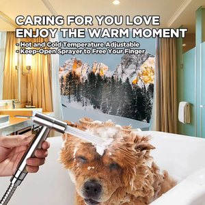 Hot and Cold Mixing Valve Kit Handheld <strong>Bidet</strong> <strong>Sprayer</strong> <strong>Hand</strong> <strong>Sprayer</strong> <strong>Bidet</strong> for Toilet Feminine Wash, Pet, Cloth, Diaper - Product Image 6
