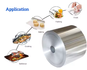 Sıcak satış 100m 200m 300m 8011 gıda sınıfı alüminyum folyo rulo 2024 son <span class=keywords><strong>30cm</strong></span> genişlik baskılı tedavi ev kullanımı için - Product Image 5