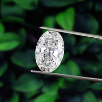 4CT Diamant Oval Kesim IGI Sertifikalı Yüksek Kalite Toptan Starsgem DEF VVS2 VS1 Oval Laboratuvarda Yetiştirilmiş Elmas