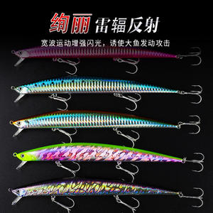 Nouveaux leurres de pêche 3 + 7 175mm 27g flottant appât dur en plastique dur pour eau salée - Product Image 5