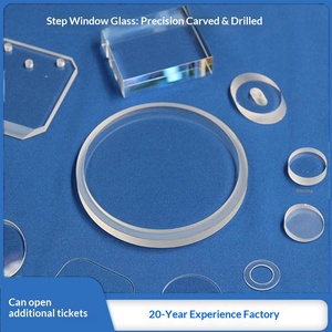 Plaque de verre optique à fenêtre dégradée Saphir K9 Quartz Gravée Perforée Carrée Ronde Modèle Sgoptics - Product Image 2