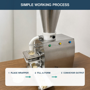 Machine automatique abordable 220V/110V pour la fabrication de Siomai, Corn Shrimp, Momo, Wonton, Dimsum, Shumai et de pains farcis - Product Image 5