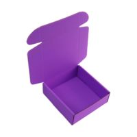 Scatole di spedizione viola con Logo personalizzato per piccole imprese scatole di cartone per confezioni regalo
