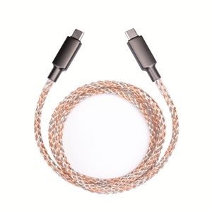 RGB 66W สายชาร์จเร็วไฟส่องสว่างชนิด C TO Type-C สายเคเบิลข้อมูล PD 20W USB-C ไปยัง iOS โทรศัพท์มือถือสายชาร์จ - Product Image 4