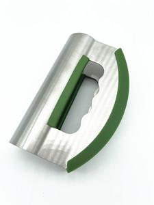 Hacheur à salade <span class=keywords><strong>manuel</strong></span> en acier inoxydable à double lame avec couvercle de protection pour pommes de terre et découpe facile à utiliser - Product Image 2