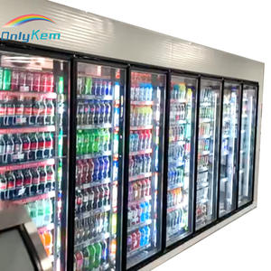 Vitrine réfrigérée certifiée NSF et ETL avec double <span class=keywords><strong>porte</strong></span> vitrée pour supermarché/cave à bière aux États-Unis - Product Image 1