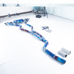 BMW M340i Drei-Liter-Titan-Mittel- und Heckauspuff Zentraler Schalldämpfer Doppelventile Vierfach-Carbonspitzen Großhandelsangebot - Product Image 2