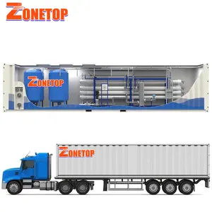 Draagbare 20ft 40ft Industriële Container Zeewater Ontziltingsmachine Voor Zeewater