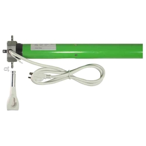 Moteur tubulaire électrique DM45RM-50/12 en gros, certifié CE, moderne, pour auvents extérieurs, fonctionnement manuel, cadre en acier, voile en acrylique - Product Image 1