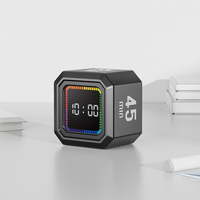 Minuteur de cuisine numérique magnétique personnalisé avec logo, cube à gravité, pour l'apprentissage et l'étude des enfants, minuteur Pomodoro, directement de l'usine