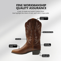 Bottes de Cowboy femmes en cuir de qualité supérieure personnalisé talon épais bout pointu Cowboy femme populaire bottes occidentales bottes de Cowboy pour les femmes