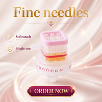 CONPUVON Pro Infusion Bar 9 aiguilles 34G 0-2mm à pointe réglable, antibactérien, étanche, en acier inoxydable et plastique pour soins du visage