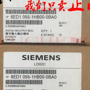 โลโก้ของซีเมนส์! โมดูลอินพุตเอาต์พุตดิจิตอล 6ED1 055-1HB00-0BA0 DI4 DO4 DM8 24R - Product Image 2