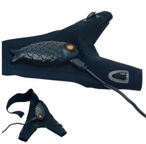 Wholesale Fish Camping Glow LED <strong>Flashlight</strong> Black Fishing Racing <strong>Gloves</strong> Sports <strong>Gloves</strong> Fish Fingerless Home Fishing <strong>Gloves</strong>