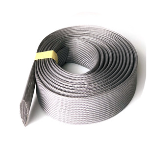 ปลอกหุ้มสายไฟแบบถัก PET ทนไฟสูง UL94 V0 ชนิดดับไฟได้เอง สำหรับจัดระเบียบและป้องกันสายไฟ - Product Image 1