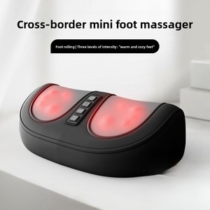 Derin doku akupresürlü ayak ve baldır masaj aleti, bacak rahatlaması için ısıtıcı silindirlerle. - Product Image 3