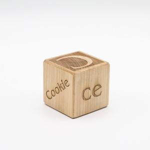 Bằng gỗ abc chữ khối xây dựng Bảng chữ cái Cube mầm non giáo dục Montessori cảm giác đồ chơi - Product Image 4