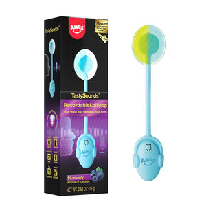 مصاصة موسيقية بموسيقى توصيل عظمي لمصاصة صوت قابلة للتسجيل بتوت أزرق - Product Image 1