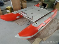 Pêche au leurre PVC ponton catamaran bateau gonflable