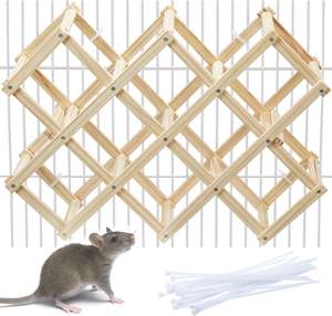 Juguetes de escalada de ratas de madera, jaula de ratas naturales para mascotas, escalera de escalada, ratas colgantes para jugar a masticar - Product Image 1