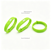 Bracelet en silicone RFID avec logo personnalisé, bracelet NFC pour le contrôle d'accès aux événements et aux concerts