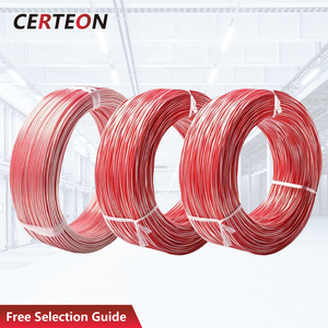 สายต่อ PT100 อุณหภูมิสูง 200C เคลือบเงิน 2 3 4 แกน รุ่น <span class=keywords><strong>ABC123</strong></span> RTD ป้องกันการกัดกร่อน ชิวด์ ยืดหยุ่น สายต่อ PT100 - Product Image 1