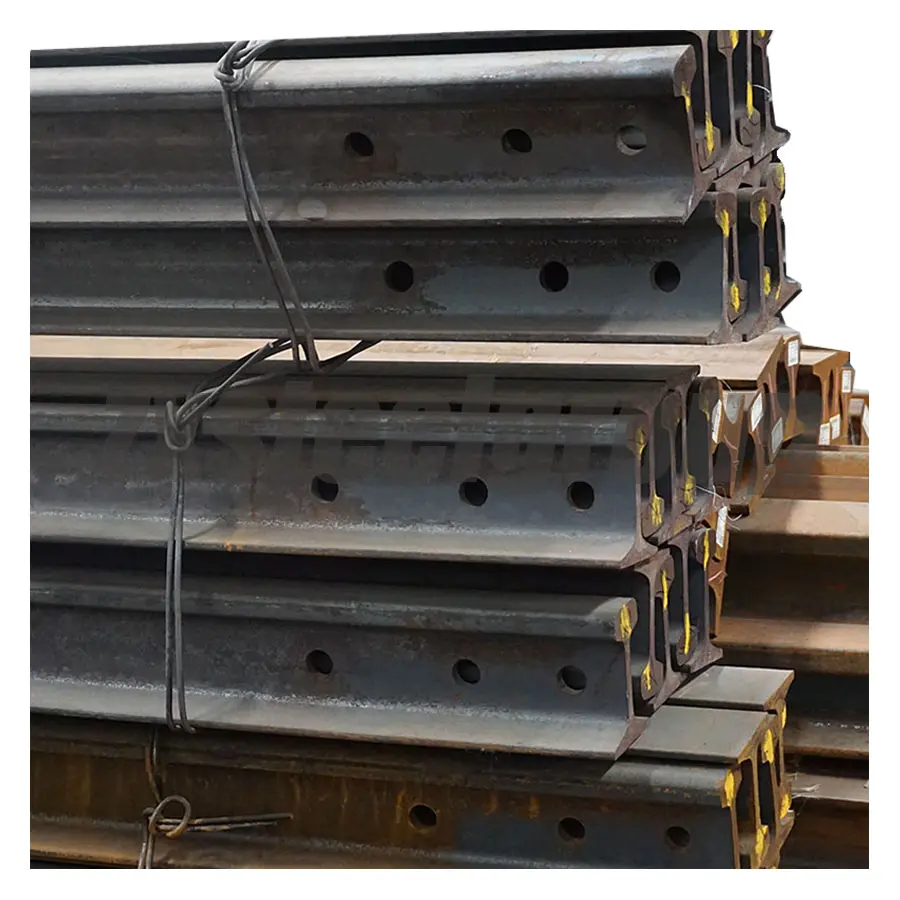 GB standart demiryolu çelik ray 38 kg/m p38 çelik raylı demiryolu için rekabetçi fiyat ile