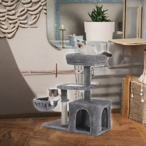 Zenidoo Manufacturer Custom Luxury Classic Adjustable Extra Large <b>Cat</b> <b>Tree</b> Tower Heavy Duty <b>Wood</b> Modern Best Seller Sisal - Product Image 3