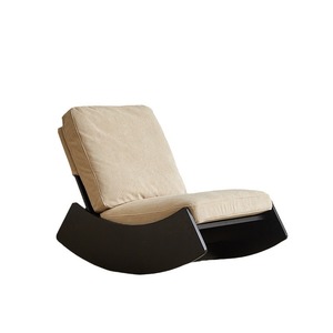 Silla de salón basculante nórdica, sofá individual para el hogar, sala de estar, dormitorio de otoño e invierno, perezoso para uso en comedor y Bar - Product Image 1