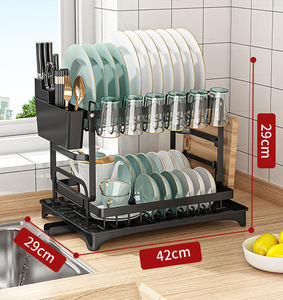 Étagère de rangement de cuisine multifonctionnelle CXT668 pour ustensiles domestiques avec égouttoir – Vente en gros - Product Image 2