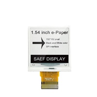Modul Layar E-Paper E Ink 1,54 Inci 152x152 2-Warna Hitam Putih SPI SSD1681 untuk Label Harga ESL Retail IoT