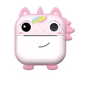 Cámara de unicornio para niños, cámara de impresión instantánea HD, cámara instantánea para niños, cámara de película con papel fotográfico térmico, juguetes Wifi para vacaciones - Product Image 1