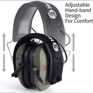 <span class=keywords><strong>Casque</strong></span> anti-bruit électronique professionnel à 4 microphones pour la chasse et l'entraînement, avec protection auditive - Product Image 4