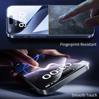 Protector de Pantalla de Privacidad Mate de TPU Premium para iPhone 15 16 17 Pro Max, Antiespía, Antideslumbrante, Cobertura Total, Sin Burbujas, Ultrafino