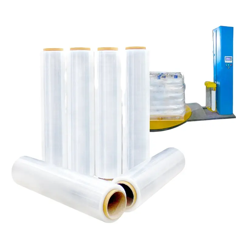 Soft PE Stretch Wrap Cling Film Machine for Industrial Packaging & Tableware Wrap Film for Pallet Wrapping