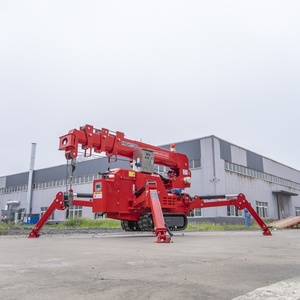 Grúa Araña de 2 Toneladas con Control Remoto y Canasta Colgante para Elevación en Construcción - Product Image 2