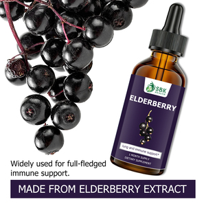 Supplier Custom Pure Elderberry Liquid Drops Immune Support Elderberry Vegan Liquid Halal Energy Booster <b>Supplement</b> for Adults - Product Image 2