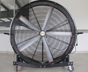 Ventilador de motor sin escobillas PMSM DC de alta eficiencia y bajo ruido de 47 pulgadas para gimnasio interior Ventilador industrial eléctrico HVLS para industrias agrícolas - Product Image 1