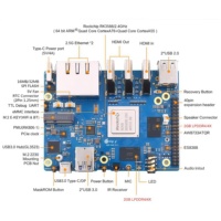 Nouvel ordinateur monocarte Orange Pi 5 Plus 4 8 16 32 Go de RAM, RK3588, module PCIe, Wifi6.0+bt5.0 externe, SSD, exécute Android