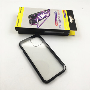 Custodia per telefono in metallo con adsorbimento magnetico a 360° per <span class=keywords><strong>iPhone</strong></span> 6 6s 8 7 Plus X, <span class=keywords><strong>cover</strong></span> magnetica a doppio vetro per <span class=keywords><strong>iPhone</strong></span> 11/11 Pro Max - Product Image 2