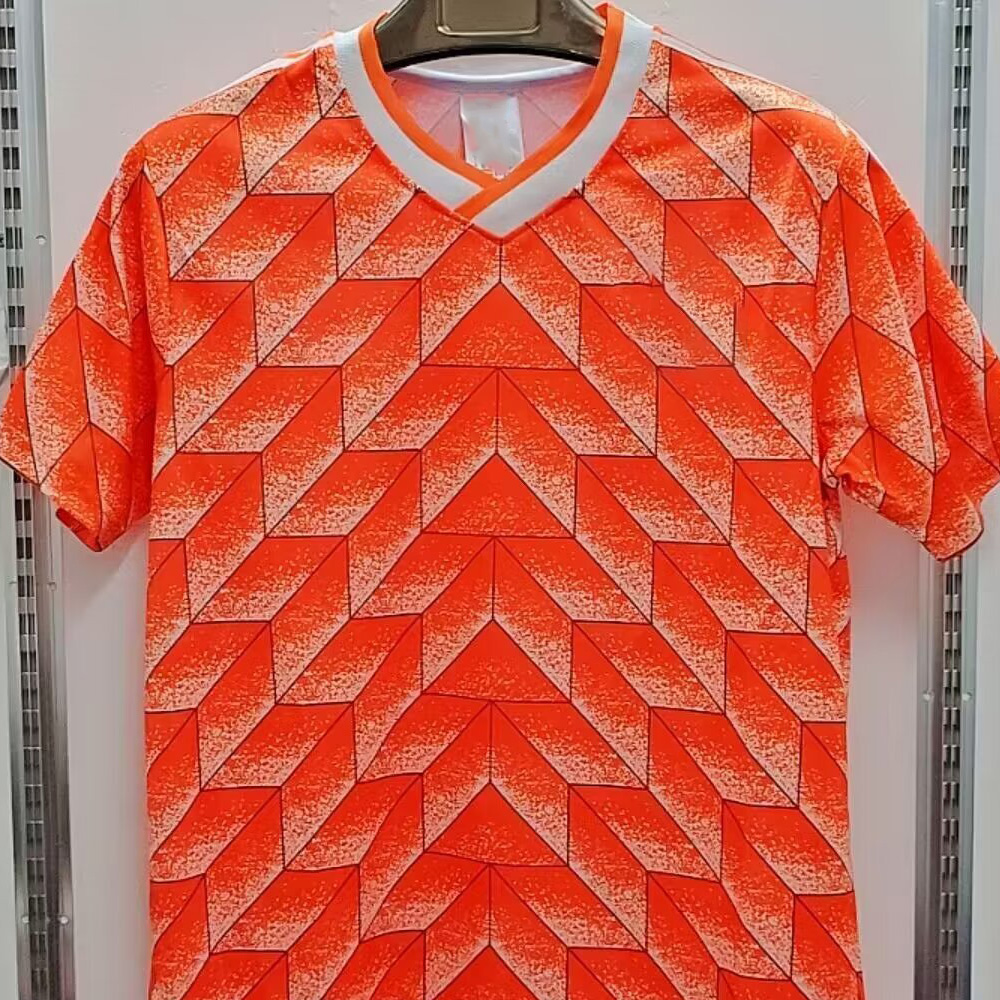 Euro 88 Classic Holland Football Shirt Vintage Holland National Team Soccer  Jersey EURO #88 Football