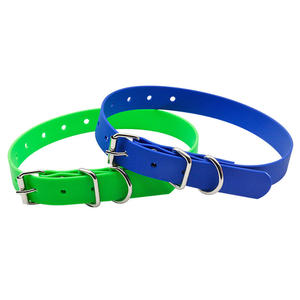 <span class=keywords><strong>Collar</strong></span> de perro de nailon con hebilla de Metal de PVC de goma, característica separable de poliéster sólido, accesorios protectores para animales de compañía con luces - Product Image 2