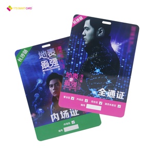 ป้ายชื่อเคลือบลามิเนตแบบกำหนดเองพร้อมสายคล้องคอสำหรับงานอีเว้นท์ บัตรผ่านหลังเวทีวีไอพี และนามบัตร - Product Image 2