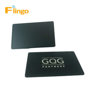 بطاقات معدنية NFC مخصصة عالية الجودة ، نقش بالليزر ، بطاقات أعمال معدنية Nfc سوداء غير لامعة فارغة مع شريحة مخفية - Product Image 6