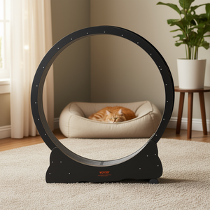 Rueda de ejercicio para gatos Vevor de 43.3 pulgadas, cinta de correr para actividades en interiores para gatos - Product Image 2