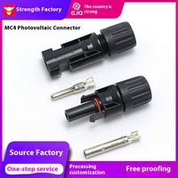 Connecteur Photovoltaïque MC4 Étanche IP67 IP68 pour Panneau Solaire, Câblage Étanche Mâle-Femelle 4P DC 50A avec Noyau Interne