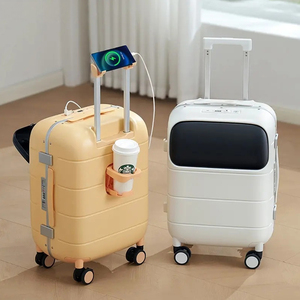 Vali kéo đa năng Wemge 20 inch, unisex, kiểu dáng thời trang, mở phía trước, nhỏ gọn, có khóa TSA. - Product Image 4